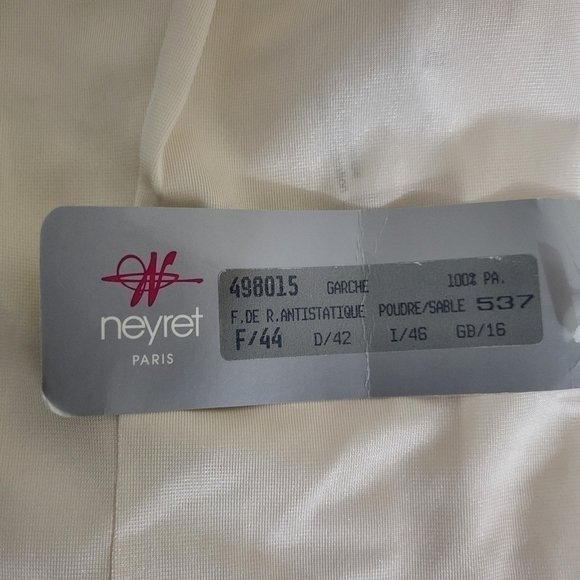 Vintage  retro Sleepwear peachy cream in size F/44 - Picture 7 of 13